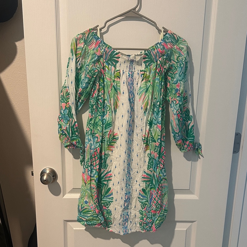 Lilly Pulitzer Maryellen Off-The-Shoulder Dress